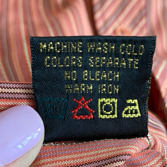 Like New Men's Salmon Red Bugatchi Button Down Dress Shirt Size Large - Picture 10 of 10